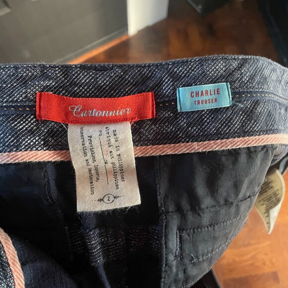 Anthropologie Cartonnier Charlie Trouser Skinny Ankle size 2 - Picture 4 of 9